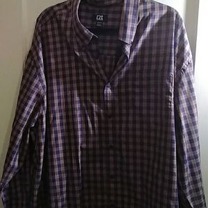 Tall guys basic plaid shirt